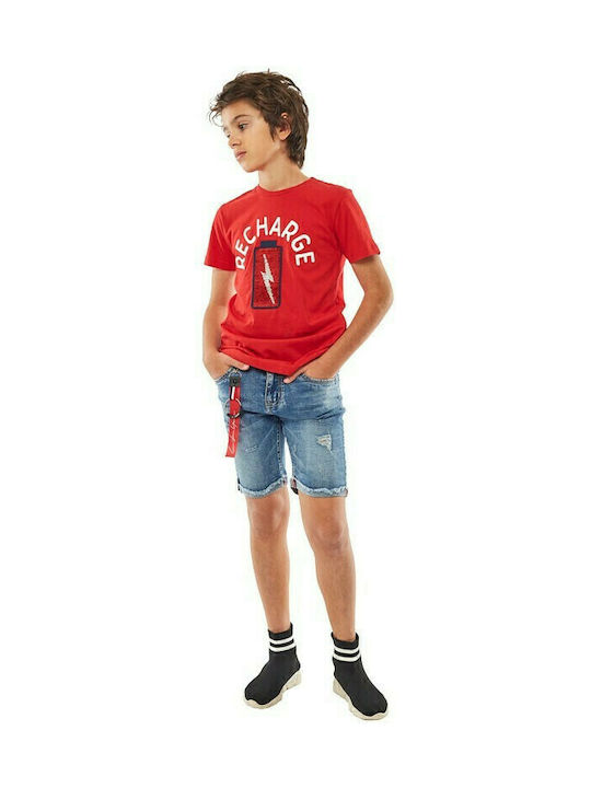 Kinder-Shorts/Bermudas Denim Bermuda Jeans Blau