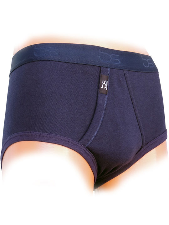 bs 2 Briefs Blue 100% Cotton