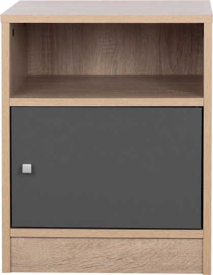 Malory Ξύλινο Sonama / Γκρι 40x40x50cm HM2205.04 Malory Ξύλινο Sonama / Γκρι 40x40x50cm HM2205.04