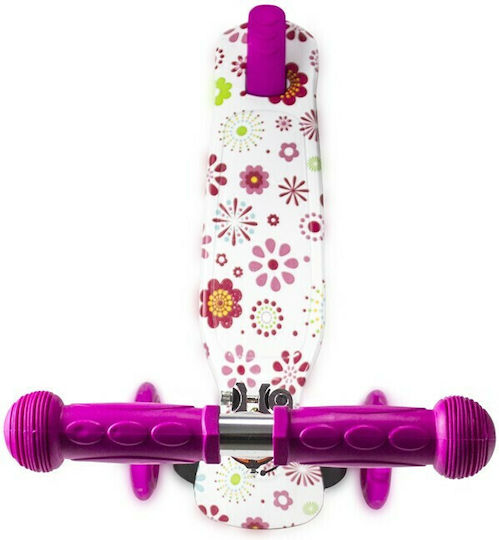 Lorelli Kids Scooter Yuppee 3-Wheel for 4+ Years Pink
