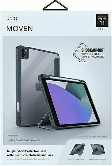 Uniq Moven Flip Cover Gri (iPad Pro 2021 11")