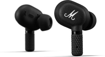 Marshall Motif ANC In-ear Bluetooth Handsfree Ακουστικά με Αντοχή στον Ιδρώτα και Θήκη Φόρτισης Μαύρα