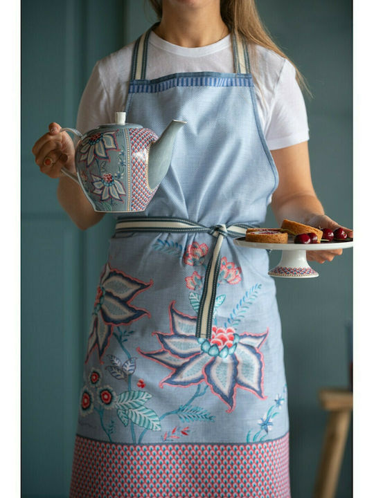 PiP Studio Flower Festival Teapot Porcelain Blue 1600ml