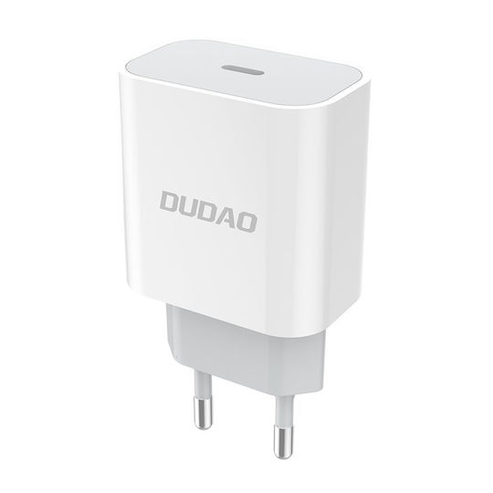 Dudao Ασύρματος Φορτιστής (Qi Pad) 18W Power Delivery Λευκός (A12S gift pack)