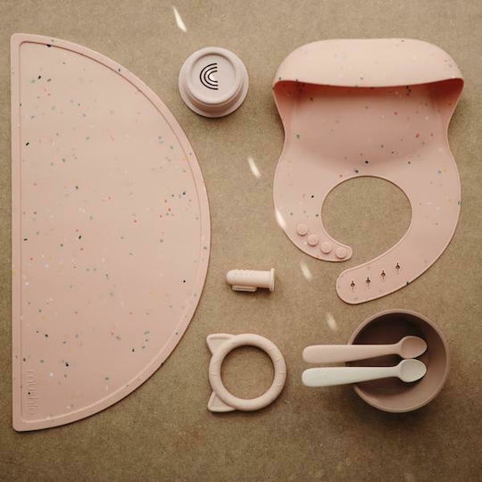 Mushie Silicone Baby Placemat Pink