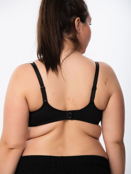 Modern Posy Bra without Padding Underwire Black