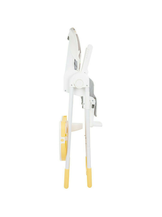 Kikka Boo Vitto Foldable Baby Highchair with Adjustable Height Yellow Sloth