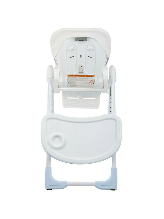 Kikka Boo Vitto Baby Highchair with Adjustable Height Blue Crocodile