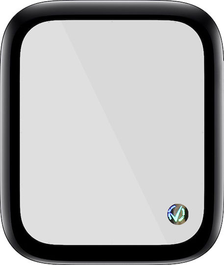 Volte-Tel 0.30mm Full Glue Black Full Face Tempered Glass for the Apple Watch 44mm 1pcs 8305641