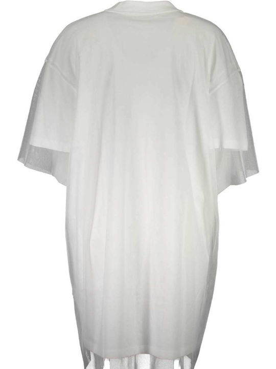 Rochii De Vară Pentru Femei Mini Tricou Rochie Albă