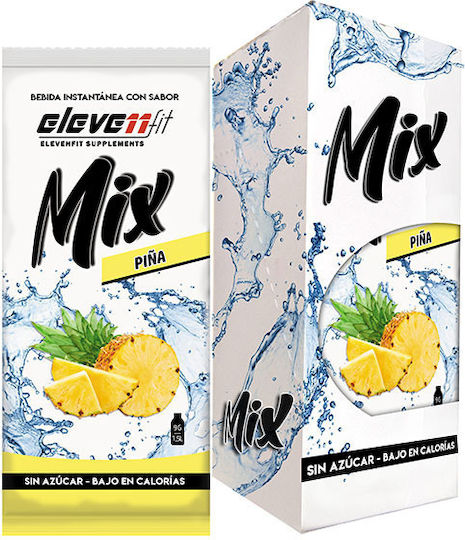 Eleven Fit Organic Juice Powder Mix Pineapple Sugar Free 9gr 12pcs