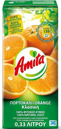 Amita Χυμός Πορτοκάλι 330ml