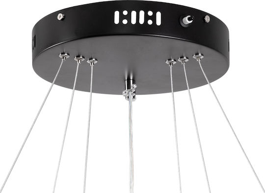 GloboStar Diamond Trio Hängelampe Schwarz 25x25x60cm.