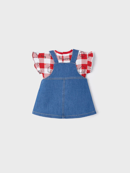 Mayoral Kids Set with Skirt Summer 2pcs Red