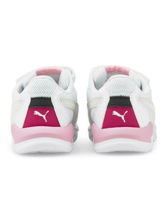 X- Ray Kids Sneakers with Scratch White