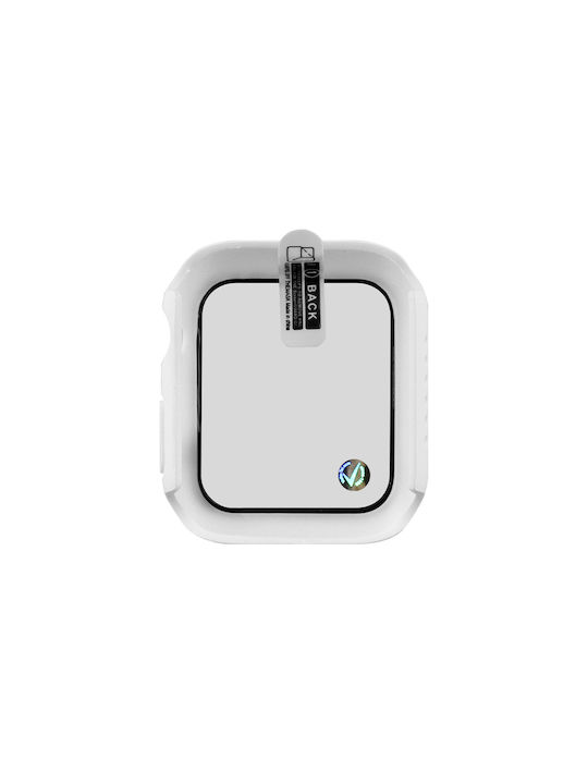 Volte-Tel Edge Cover with Key Πλαστική Θήκη με Τζαμάκι σε Λευκό χρώμα για Apple Watch 42mm
