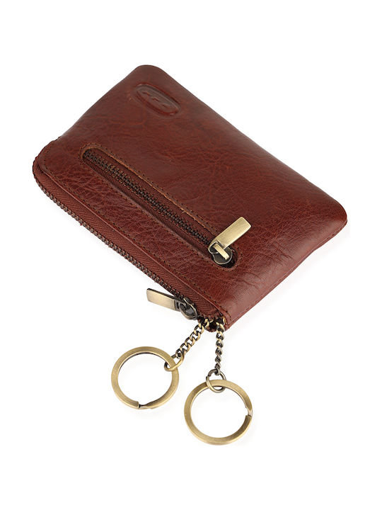 Key Holder Wallet Hansson Leather Brown