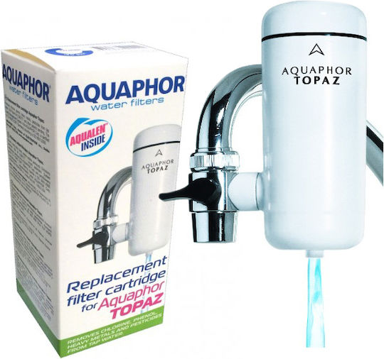 Aquaphor Topaz Faucet Water Filter Compact Activated Carbon 0.7 μm
