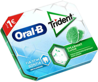 Trident 9 Oral-B mit Geschmack Pfefferminz Ohne Zuckerzusatz 12Stück 17gr