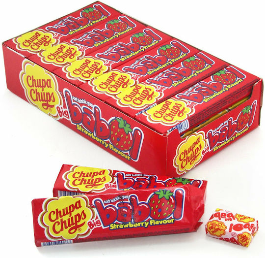 Chupa Chups 6 Chewing gum Big Babol with Tutti Frutti Flavour 20pcs 27.6gr
