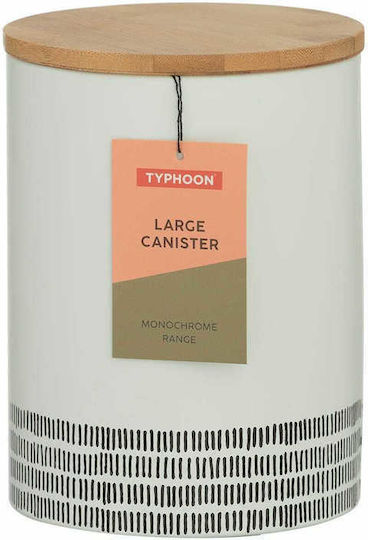 Typhoon Μπισκοτιέρα Μεταλλική Λευκή 13x13x18εκ. Typhoon Μπισκοτιέρα Μεταλλική Λευκή 13x13x18εκ.