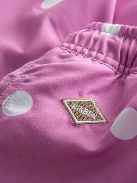 Pink Dot Men's Swimwear Shorts Pink with Patterns