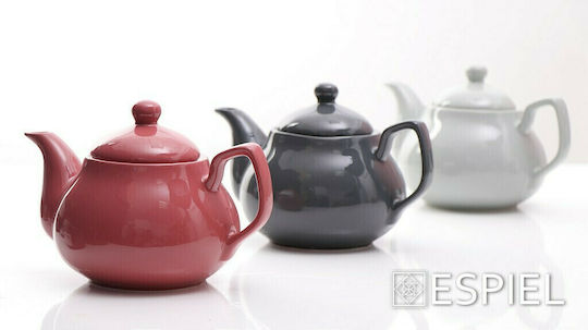 Espiel Essentials Teapot Ceramic Gray 850ml
