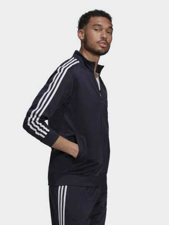 Essentials Warm-up 3-Stripes Мъжко Горнище На Анцуг Track Jacket Тъмносин