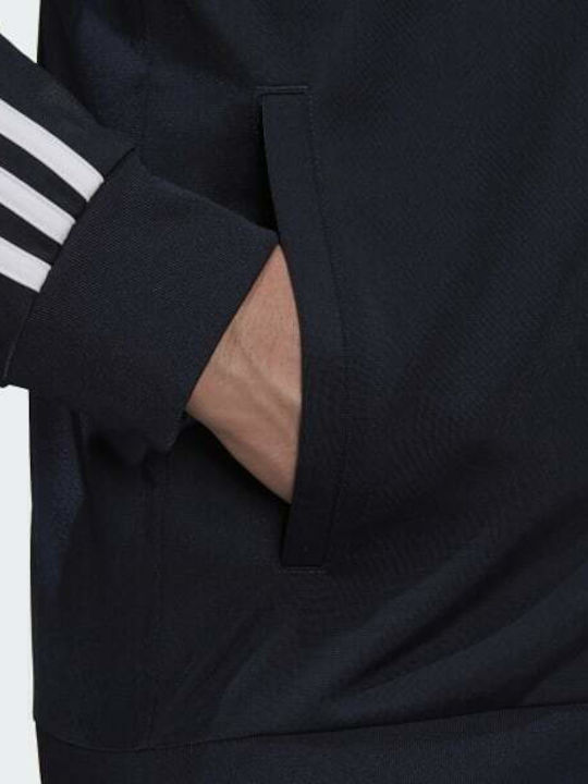 Essentials Warm-up 3-Stripes Мъжко Горнище На Анцуг Track Jacket Тъмносин