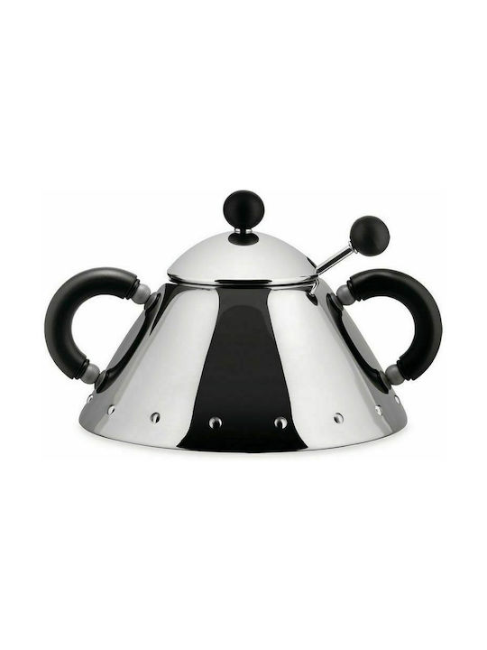 Alessi Metallic Sugar Bowl Silver