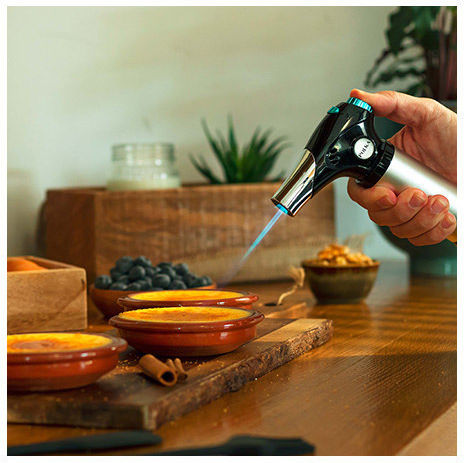 Cecotec Polka Flamecook 1000 03184 Φλόγιστρο Ζαχαροπλαστικής με Βάση Ασημί