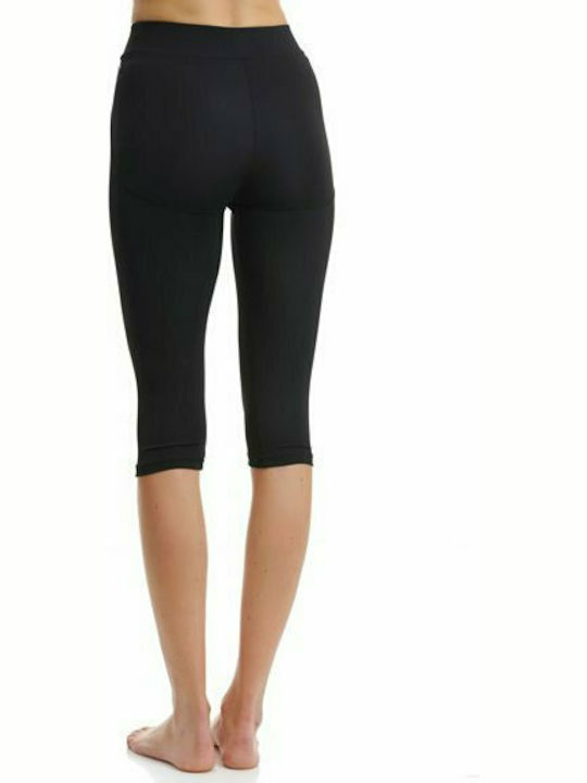 BodyTalk 1211-903016 Women's Capri Training Legging High Waisted Black