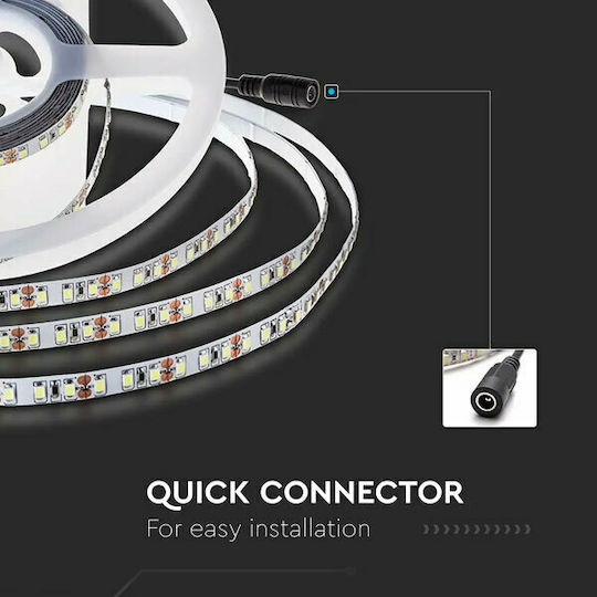 V-TAC LED-Streifen 24V Natürliches Weiß Licht 5m Typ SMD2835