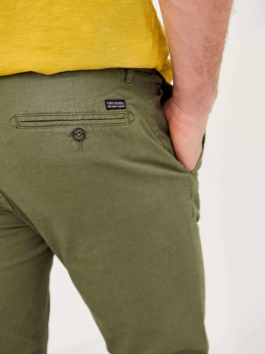 Hose Chino Elastisch Khaki