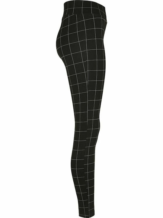 Frauen Lang Leggings Hochgeschnitten Schwarz