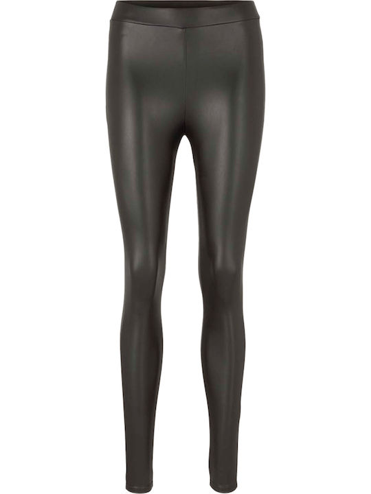 Täglich Frauen Lang Leggings Fleece-Beschichtung Schwarz