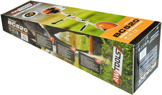 AWTools BC520 Δίχρονο Βενζινοκίνητο Χορτοκοπτικό Ώμου / Χειρός 3hp 8.5kg