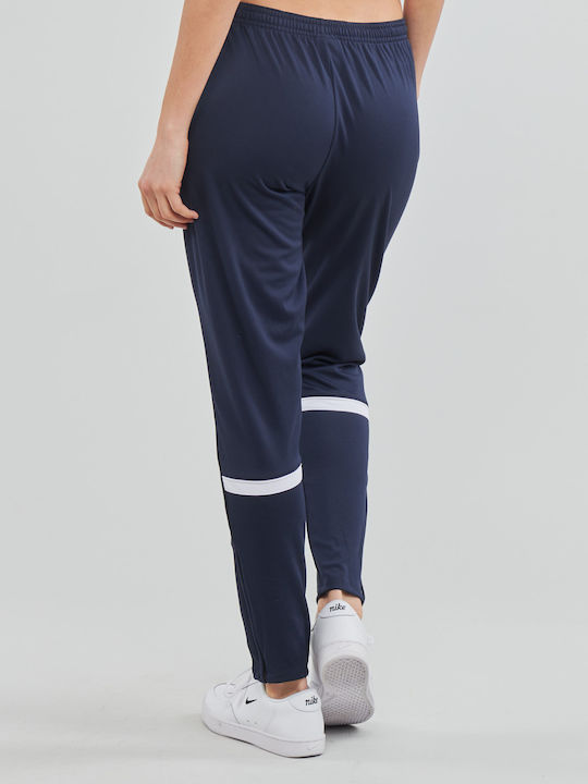 Nike Academy 21 Ψηλόμεσο Παντελόνι Γυναικείας Φόρμας Navy Μπλε