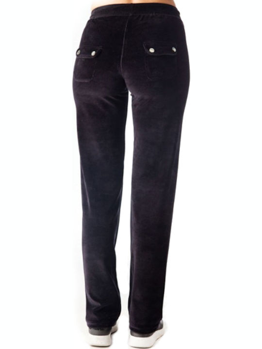 Sweatpants Velvet Black