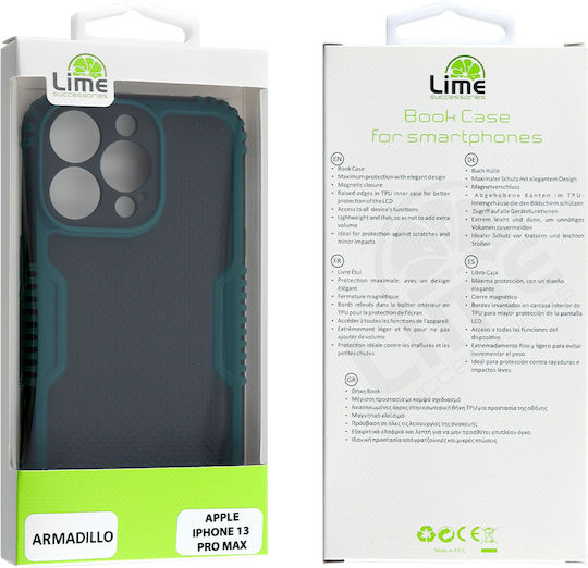 Lime Armadillo Camera Guard Back Cover Πλαστικό Πράσινο (iPhone 13 Pro Max)