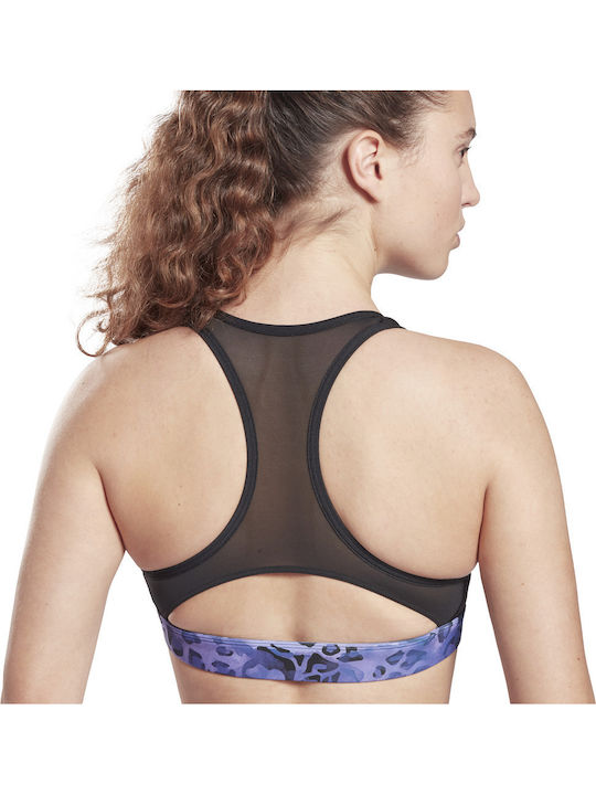 Lux Racer Γυναικείο Αθλητικό Μπουστάκι Μωβ με Επένδυση & Ελαφριά Ενίσχυση