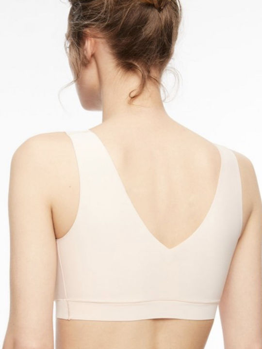 Soft Stretch Women's Bra with Light Padding Beige -OWU