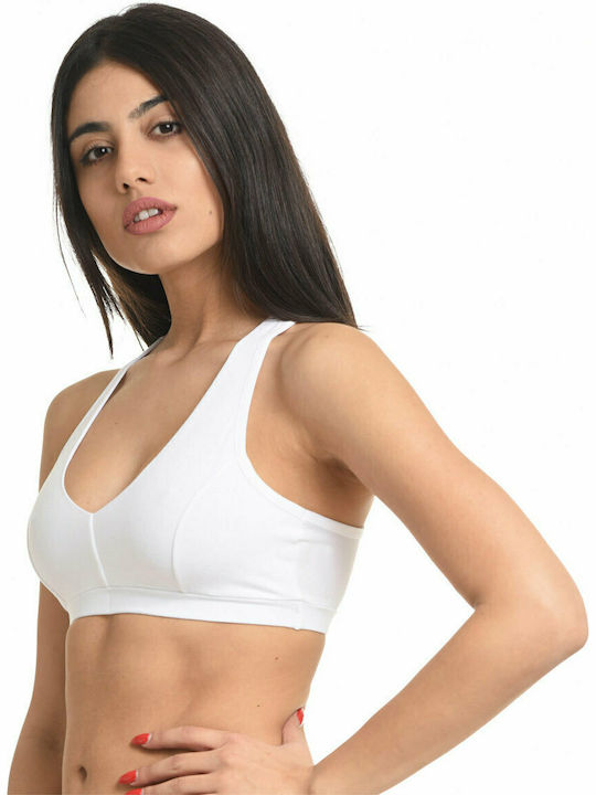 Women's Bra without Padding White