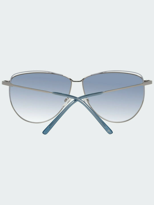 Rodenstock Γυναικεία Γυαλιά Ηλίου με Ασημί Μεταλλικό Σκελετό και Μπλε Ντεγκραντέ Φακό R1430 C