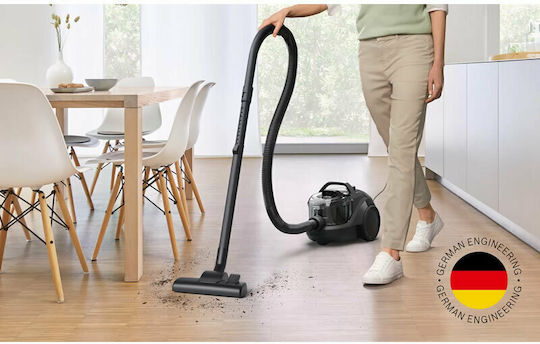 Bosch BGC21X200 Ηλεκτρική Σκούπα 550W με Κάδο 2lt Μαύρη