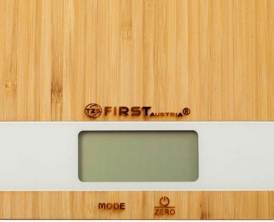 First Austria Digital Kitchen Scale Up To 5kg Brown