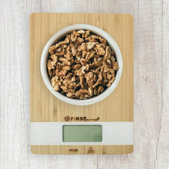 First Austria Digital Kitchen Scale Up To 5kg Brown