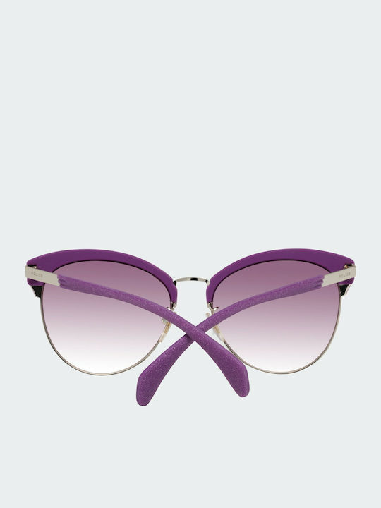 Police Sparkle 7 Feminini Ochelari de soare cu Albastru Cadru și Violet Degrade Lentilă