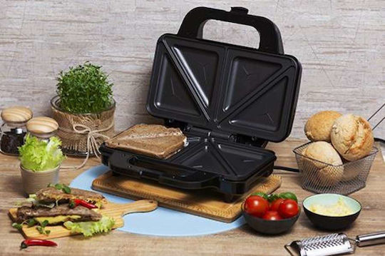 Adler Sandwich Maker for for 2 Sandwiches Sandwiches 1300W Inox