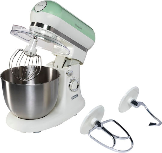 Ariete Vintage Stand Mixer 2400W with Stainless Mixing Bowl 5.5lt